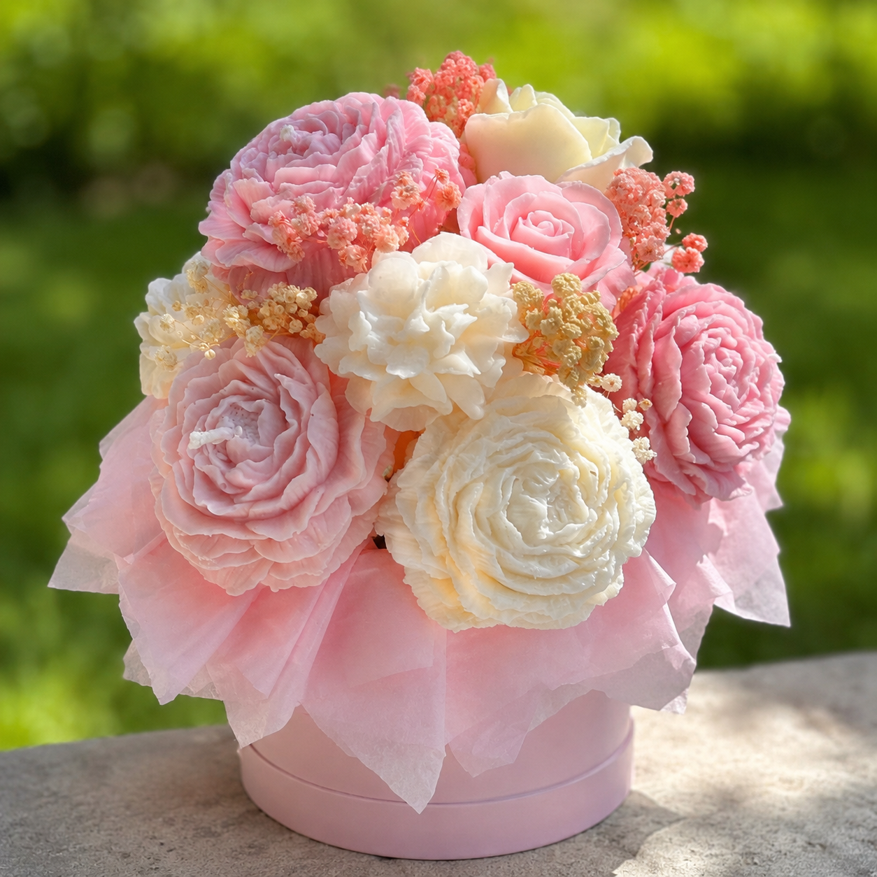 Flower Candle Arrangement