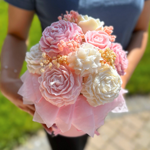 Flower Candle Arrangement